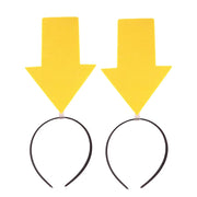 2Pcs Novelty Arrow Headband Headdress Party Props Dress Up Costume Festival Hair Headbands Girls Headwear Hoops Cosplay Favors